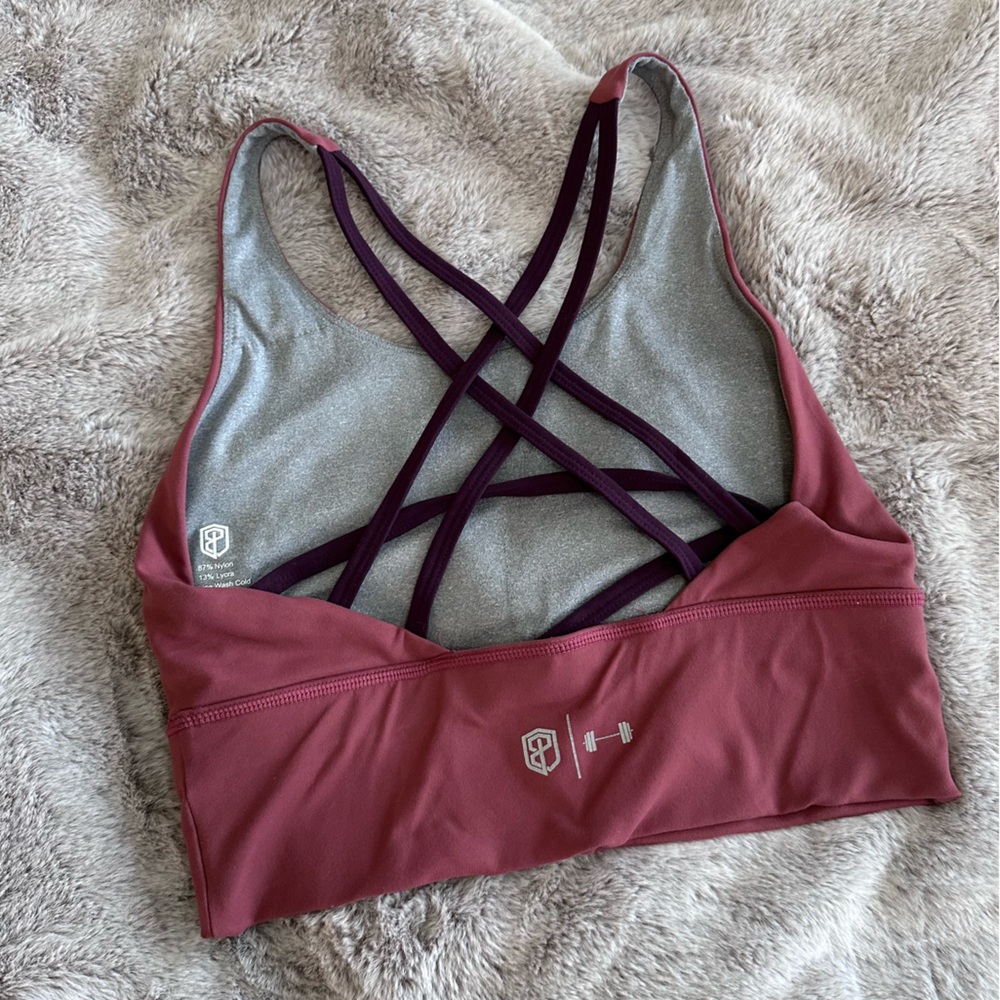 Born Primitive Crossfire Sports Bra • *Barbella x BP exclusive Plum colorway*